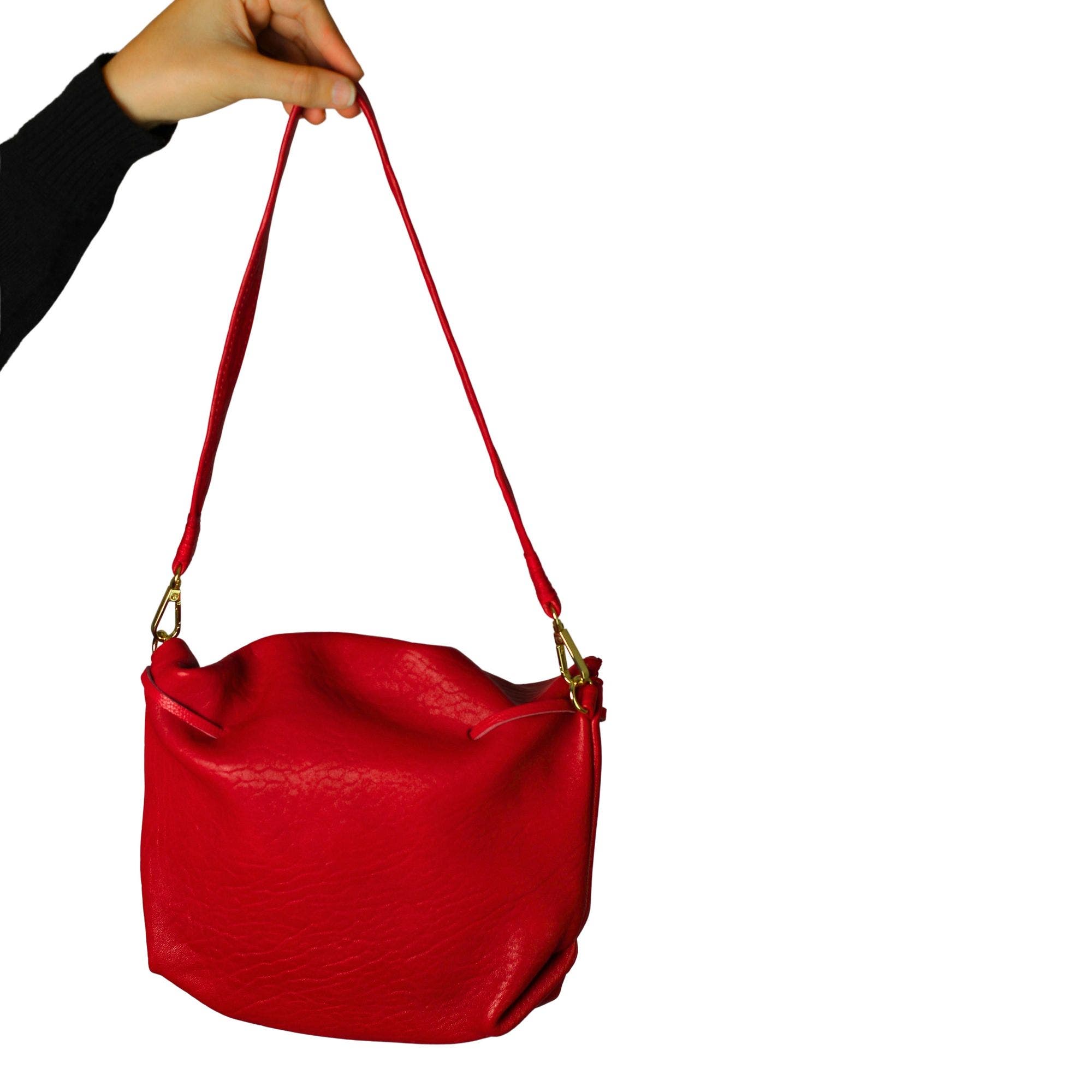 Medium Butterfly Lambskin Bag, Alternate, color, Red