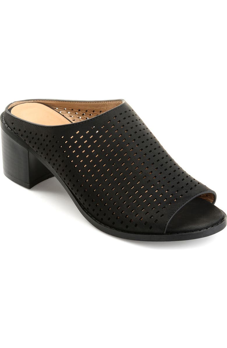 JOURNEE Ziff Perforated Mule, Main, color,