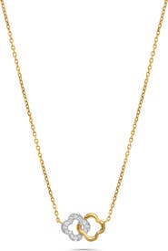 H.J. Namdar Clover Link Diamond Necklace