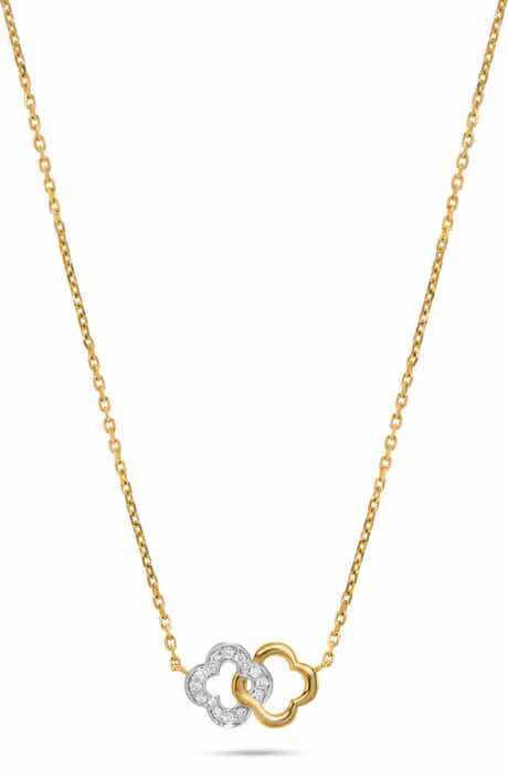 H.J. Namdar Clover Link Diamond Necklace