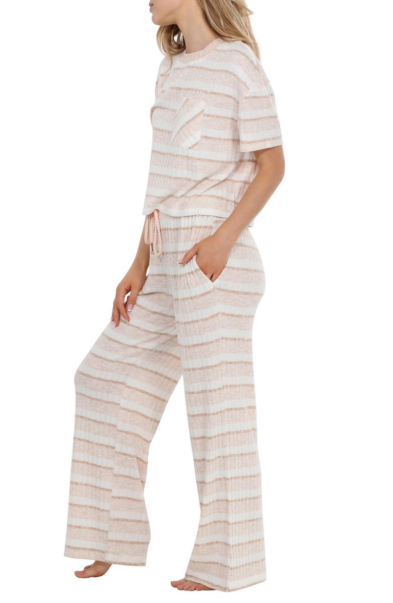 Honeydew Take It Easy Pajamas, Alternate, color, Mellow Stripe