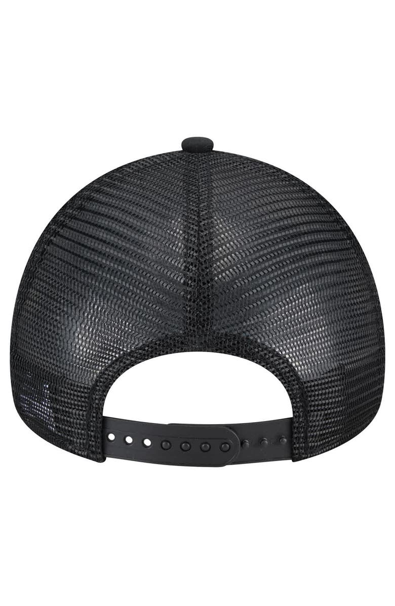 New Era Men's New Era Black San Francisco Giants 9FORTY A-Frame Trucker Adjustable Hat, Alternate, color, 