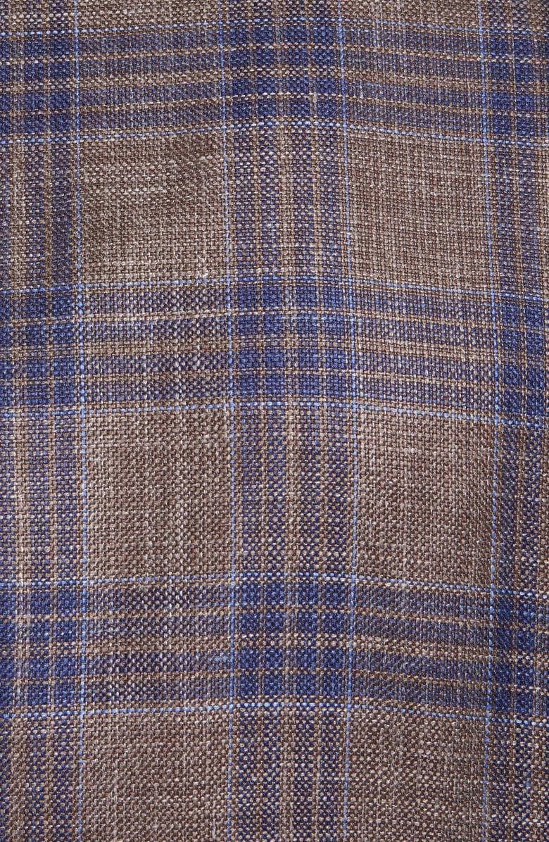 Hart Schaffner Marx New York Classic Fit Plaid Wool Blend Sport Coat, Alternate, color,