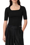 AllSaints Cruz Hally Ribbed Top
