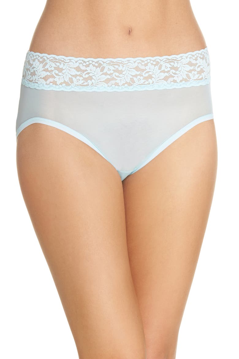 Mesh French Briefs, Main, color, PALE CERULEAN BLUE