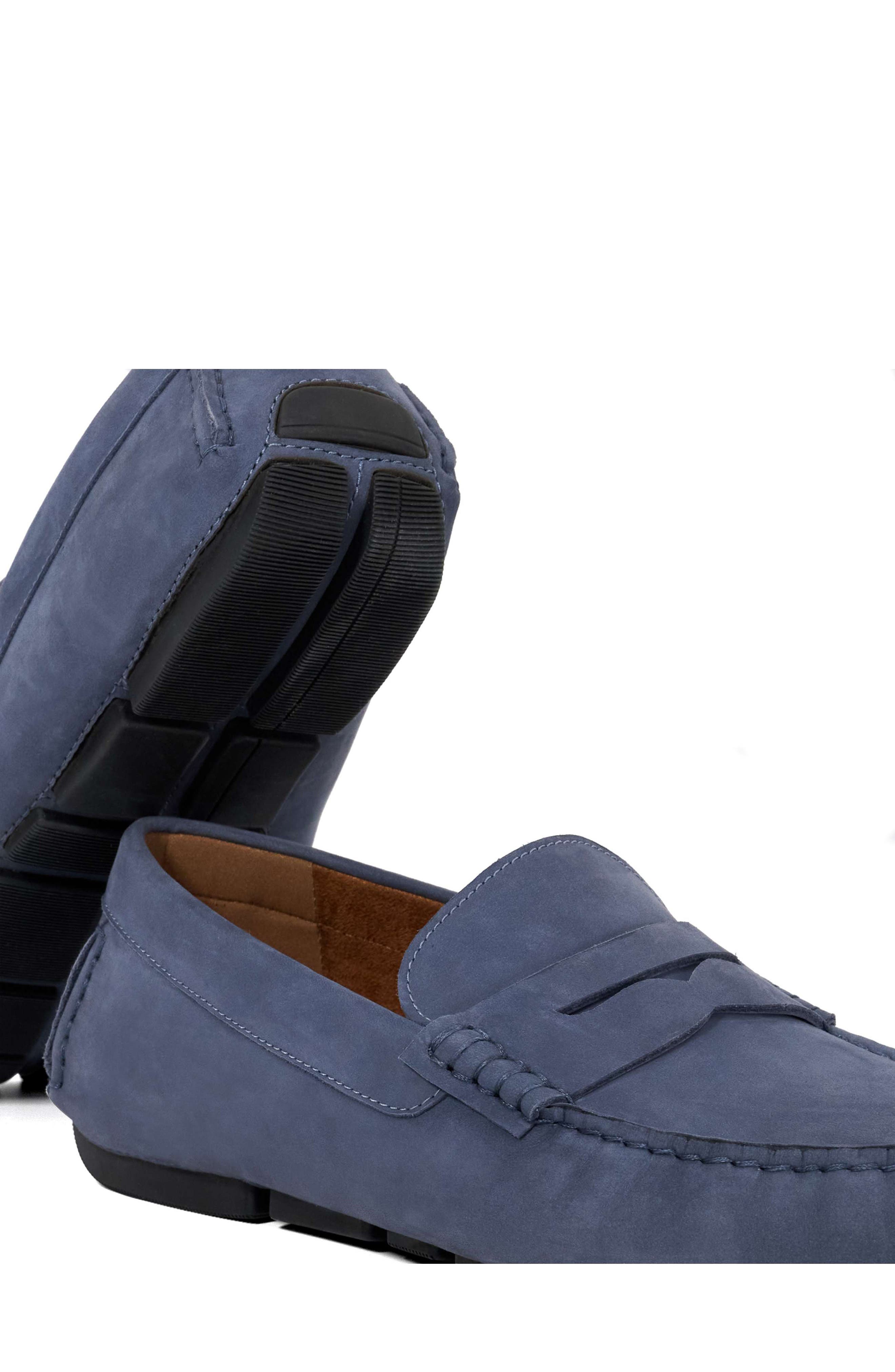 Dune London Bradlay Driving Loafer, Alternate, color, Blue