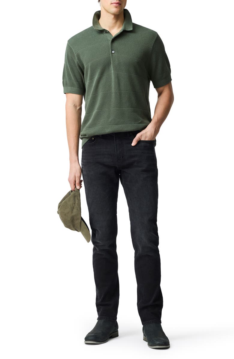 Rodd & Gunn Lyell Tapered Stretch Cotton Jeans, Alternate, color, Used Black