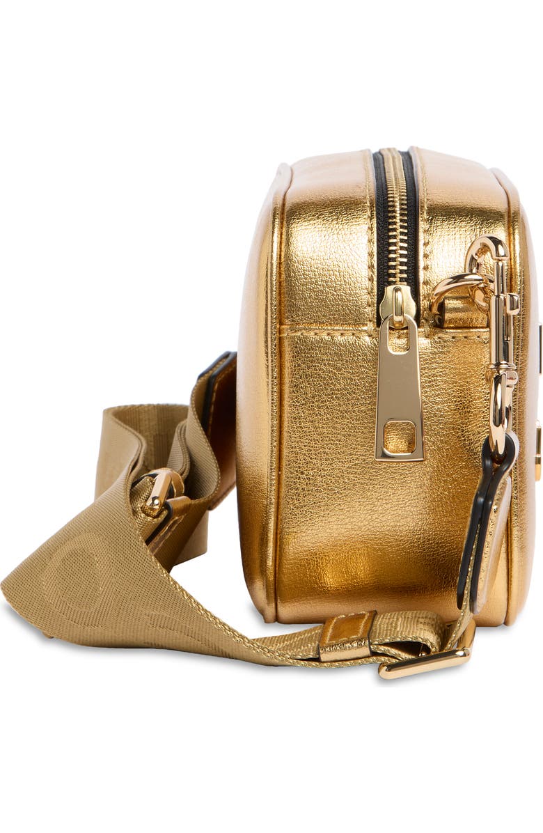 Marc Jacobs Metallic Flash Camera Bag, Alternate, color, Gold