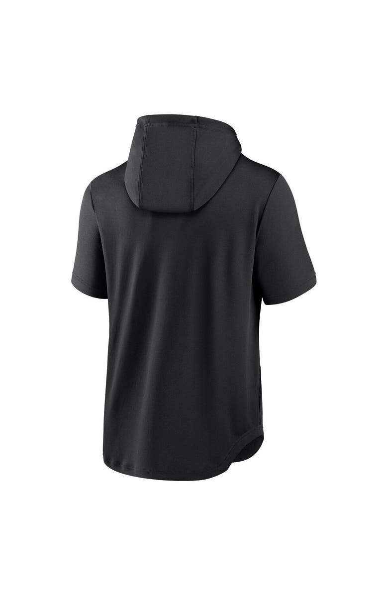 Nike Men's Nike Black Colorado Rockies Springer Short Sleeve Team Pullover Hoodie, Alternate, color, 