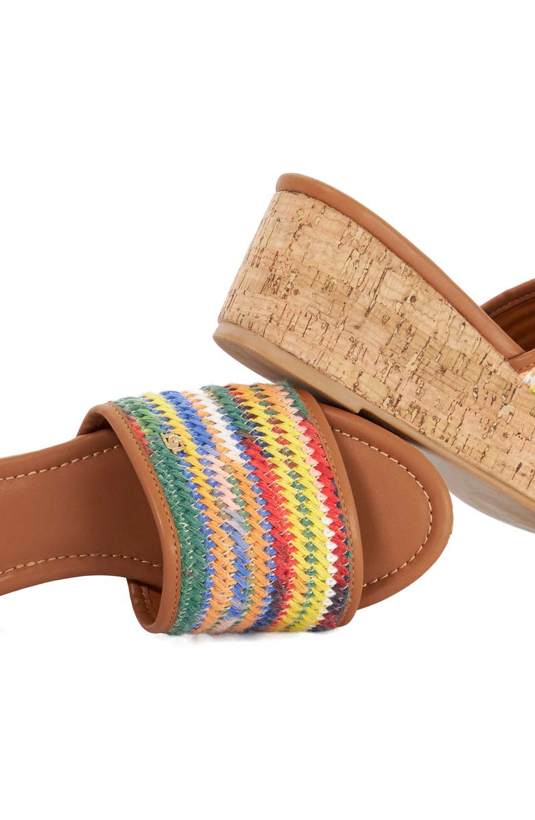 Dune London Kissess Slide Sandal, Alternate, color, Multi