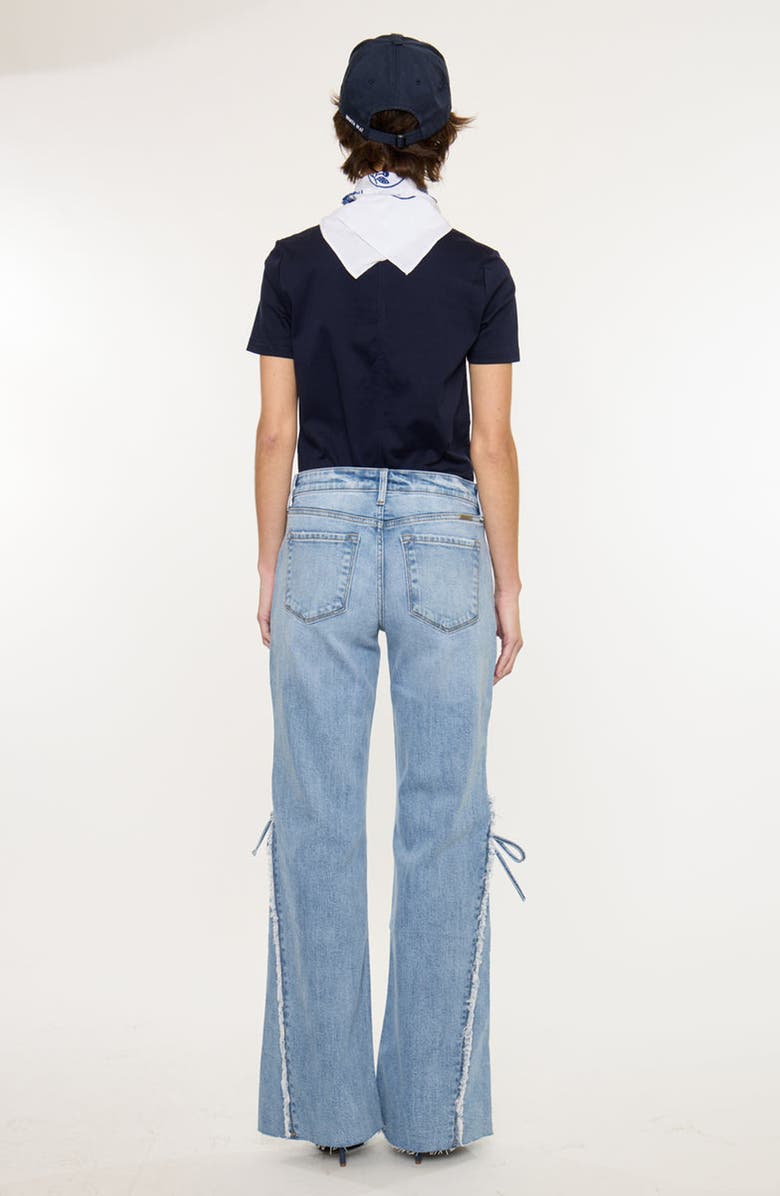 KanCan Verna Mid Rise Wide Flare Jeans, Alternate, color, Medium Wash