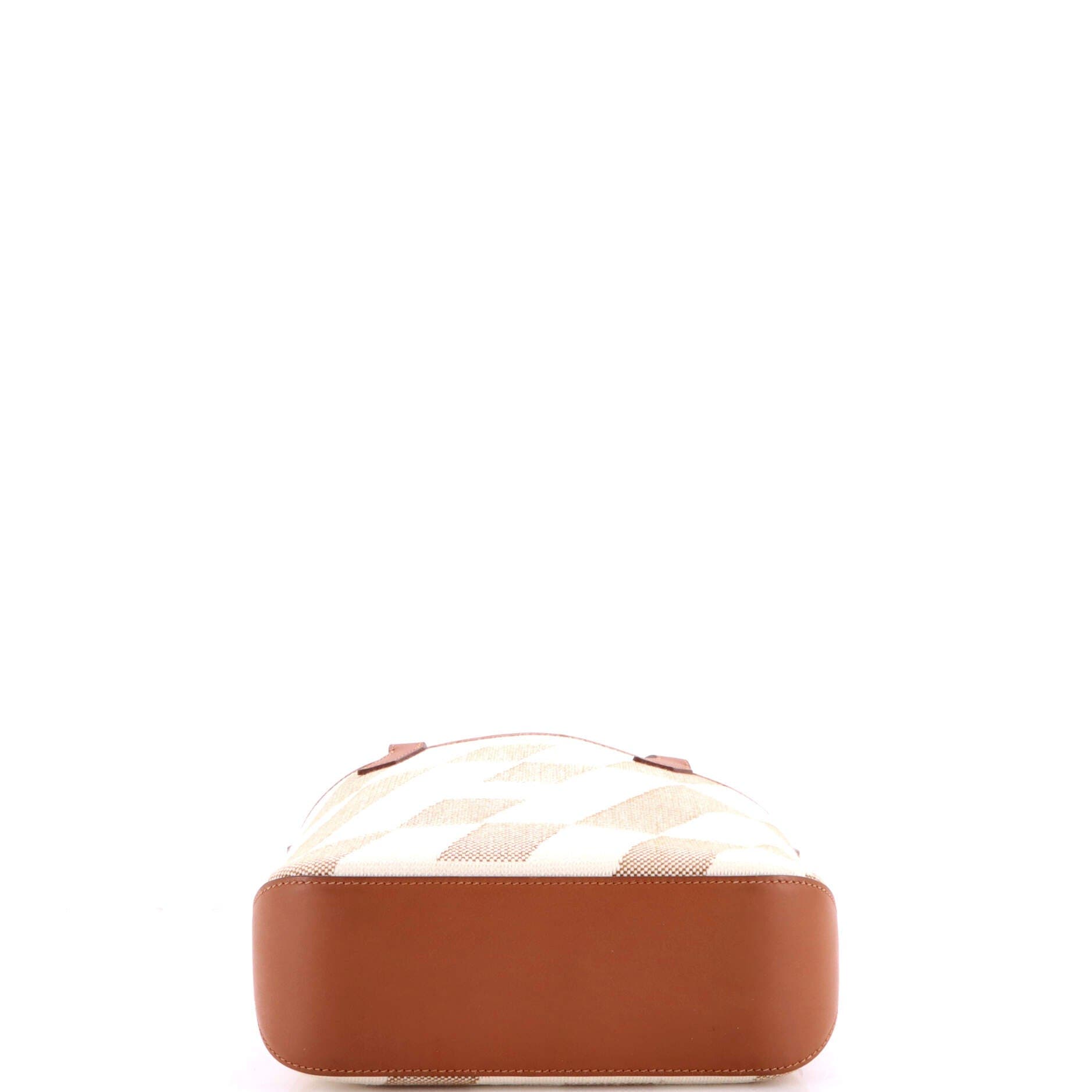 Pre-Owned Hermes Cabas H en Biais Tote Canvas with Leather 27, Alternate, color, Gold