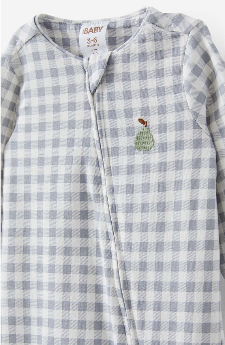 Cotton On Kids The Billie Long Sleeve Zip Romper, Alternate, color, 