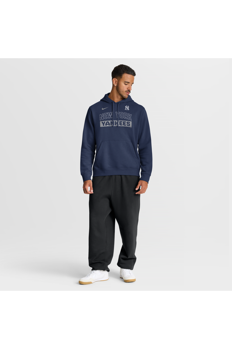 Men's Nike Navy New York Yankees Primetime Club Hoodie, Alternate, color, Navy