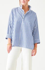 Voyageur by MERSEA Emerson Pop Up Collar Top