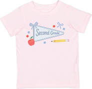 Sweet Wink Second Grade Pennant Short Sleeve T-Shirt
