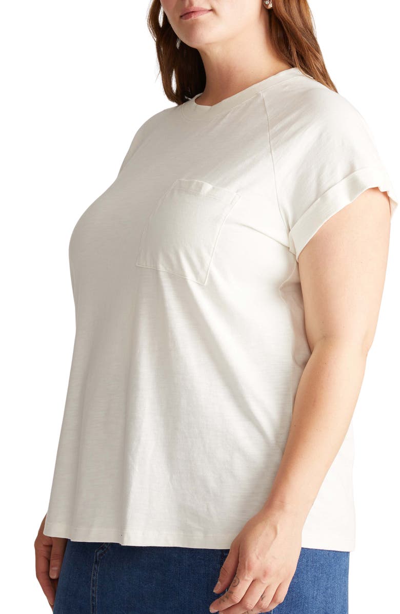 Universal Standard Light As Air Short Sleeve T-Shirt, Alternate, color, Vapor