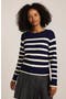  Deep Sea Navy/Ivory Stripe