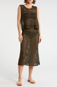 NORDSTROM RACK Open Knit Tank