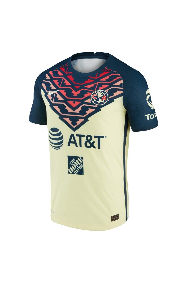 Men's Nike Federico Viñas Yellow Club America 2021/22 Home Vapor Match Authentic Player Jersey, Alternate, color, Yellow