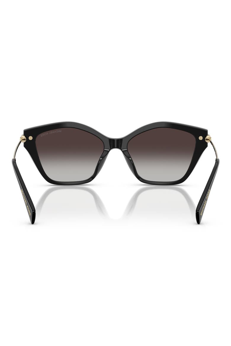 52mm Catskills Gradient Irregular Sunglasses, Alternate, color, BLACK / DARK GREY GRADIENT