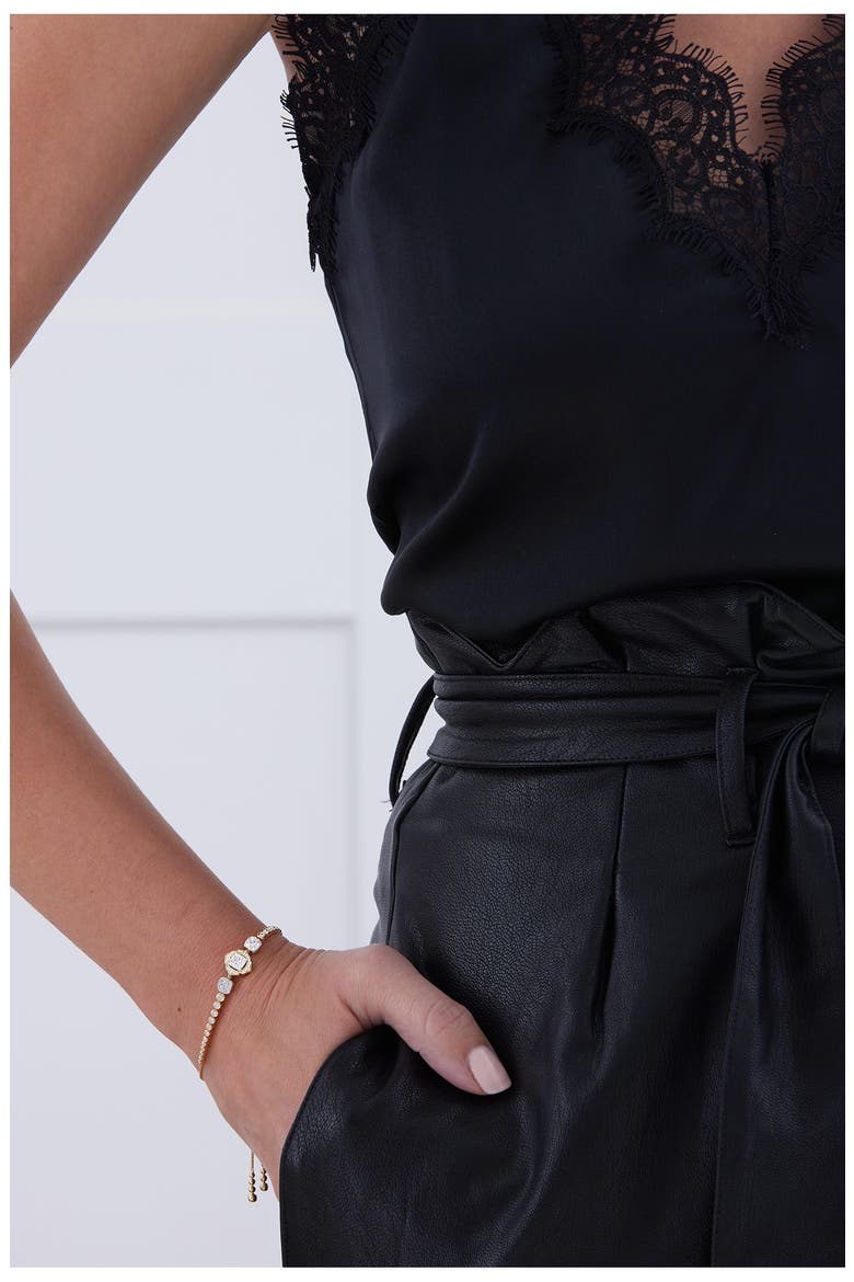 Leela Diamond Slider Bracelet, Alternate, color, YELLOW GOLD
