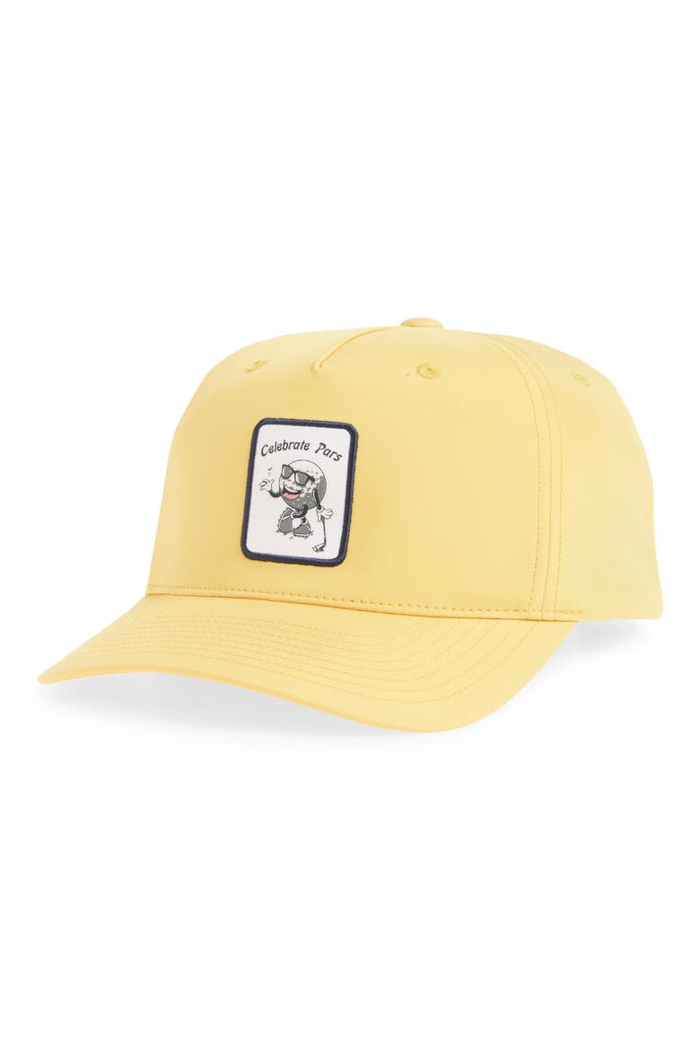 Fade Snapback Cap, Main, color, GOLD