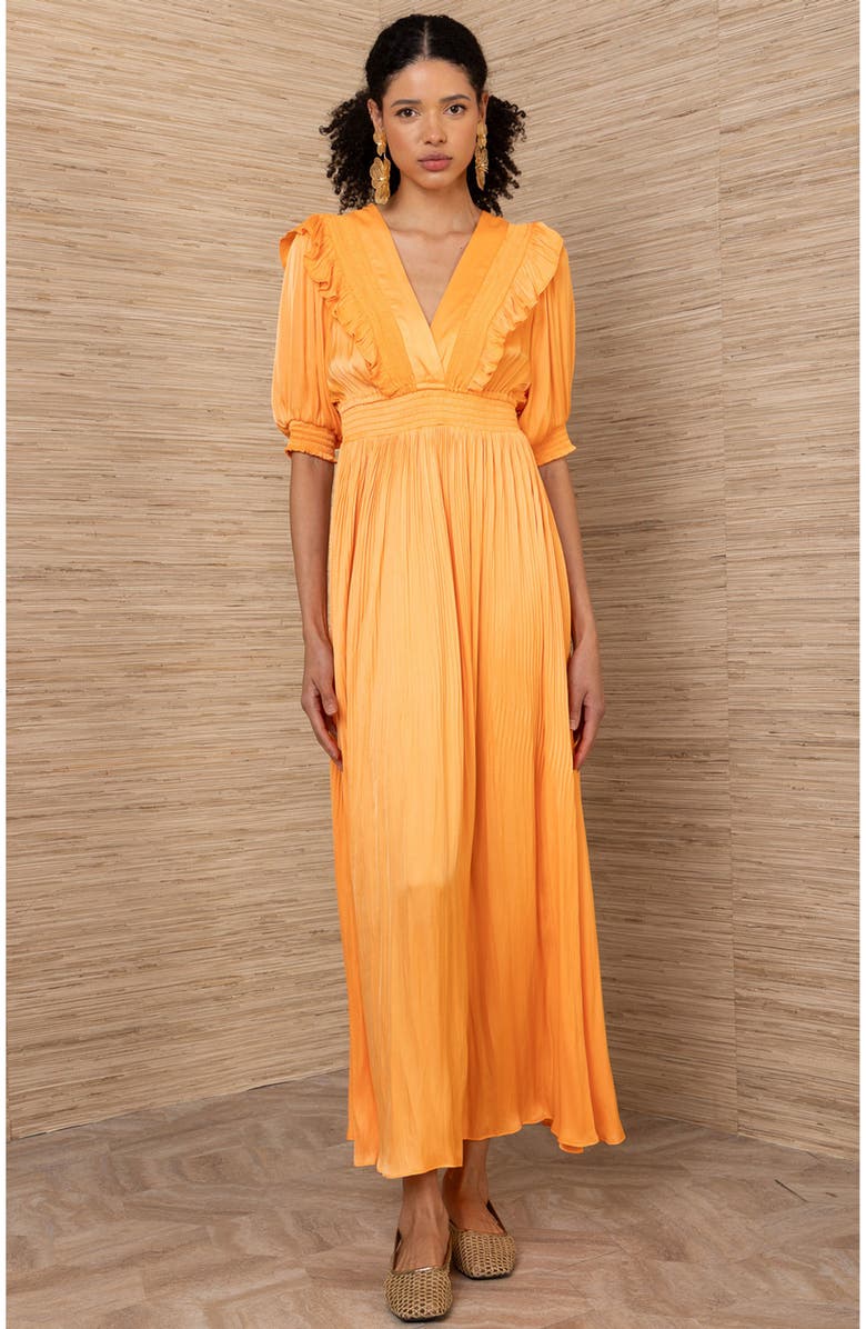 Hale Bob Lovisa Charmeuse Dress, Main, color,