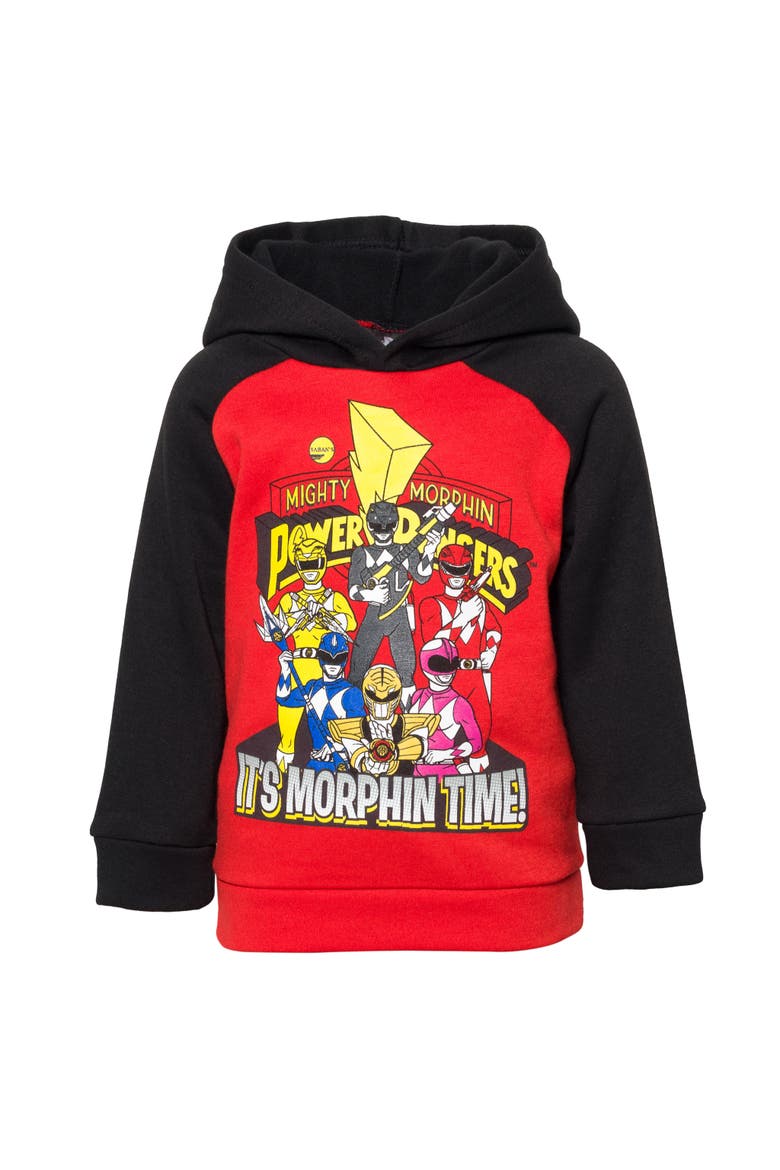 Fleece 2-Piece Hoodie and Pants Set, Main, color, Power Rangers Red
