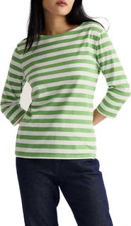 Seasalt Cornwall Sailor Stripe Organic Cotton Top