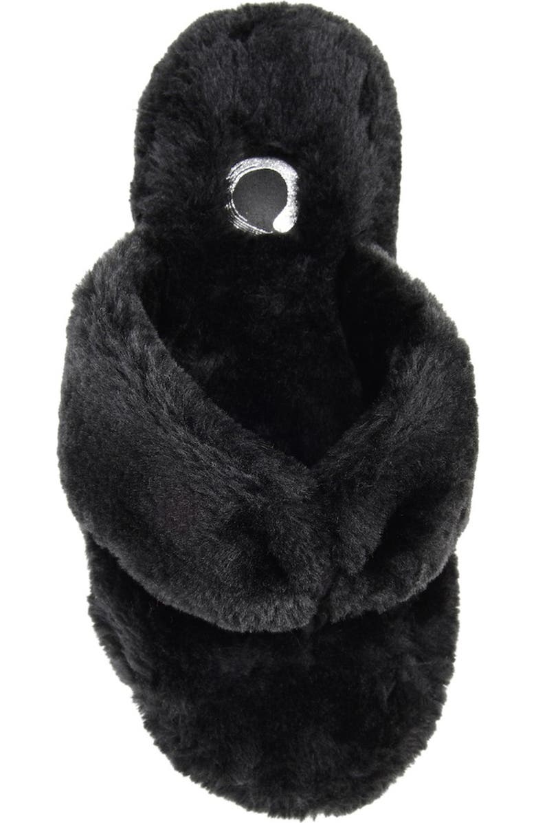 Journee Collection Dream Faux Fur Slipper, Alternate, color,