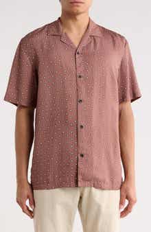 rag & bone Alan Geo Print Camp Shirt