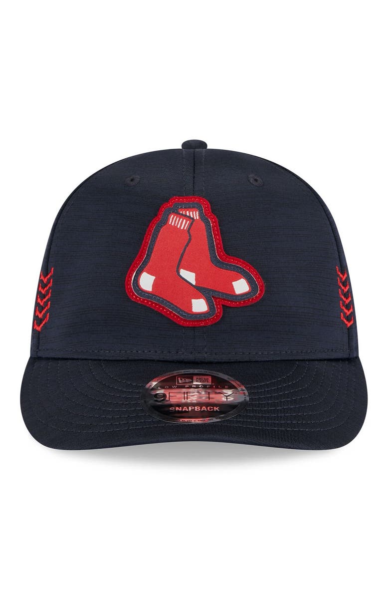 New Era Men's New Era Navy Boston Red Sox 2024 Clubhouse Low Profile 9FIFTY Snapback Hat, Alternate, color, 