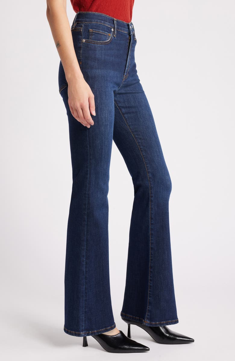 FRAME Le Easy High Waist Flare Jeans, Alternate, color,
