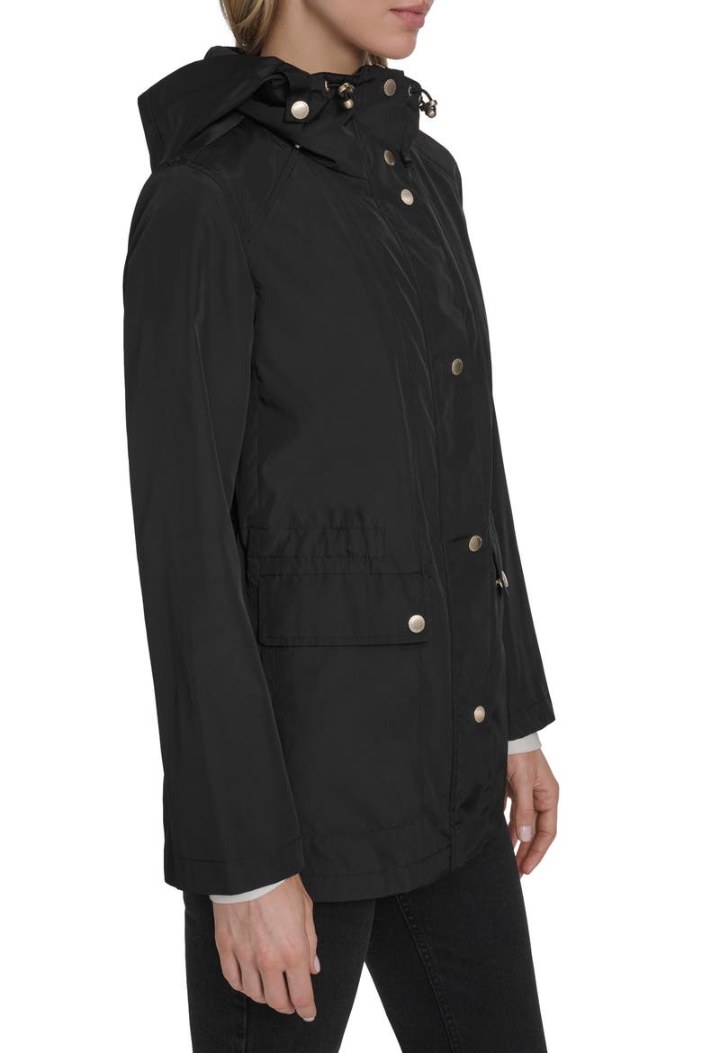 Water Resistant Packable Jacket, Alternate, color, BLACK