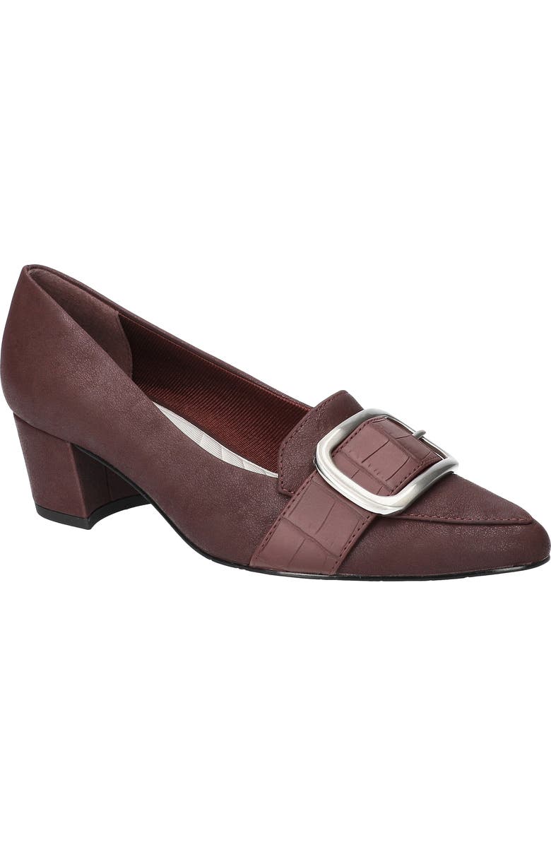 EASY STREET Amber Pointed Toe Pump, Main, color, Burgundy Matte