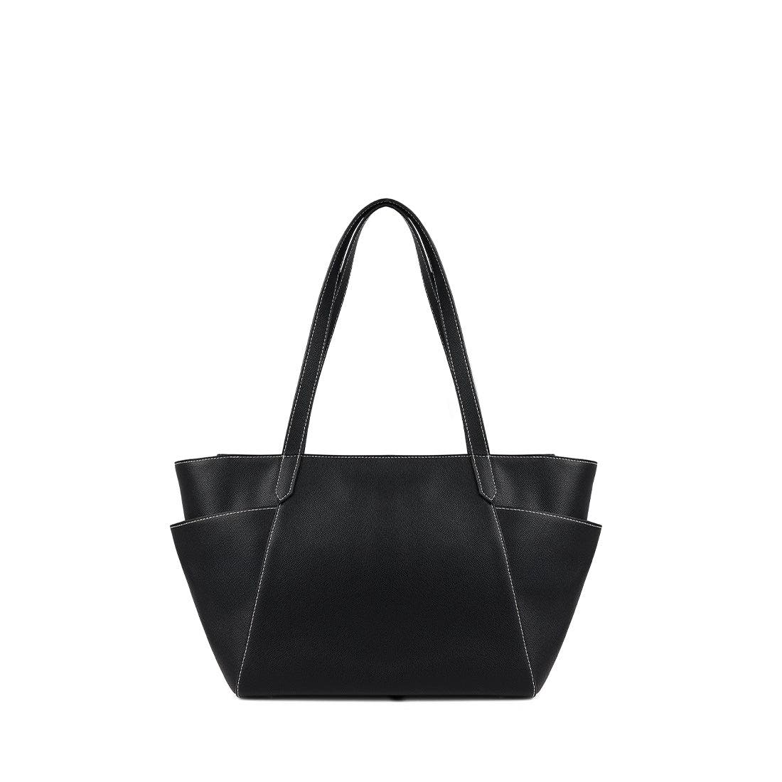 Lambert Opale - Vegan Leather Tote Bag, Alternate, color, Black
