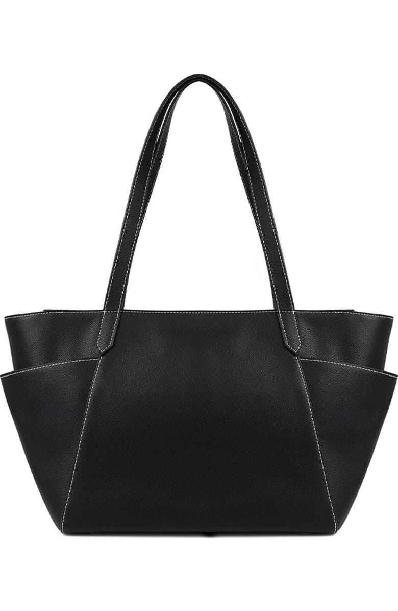 Lambert Opale - Vegan Leather Tote Bag, Alternate, color, Black