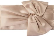 Olga Berg Chloe Satin Tie Front Clutch