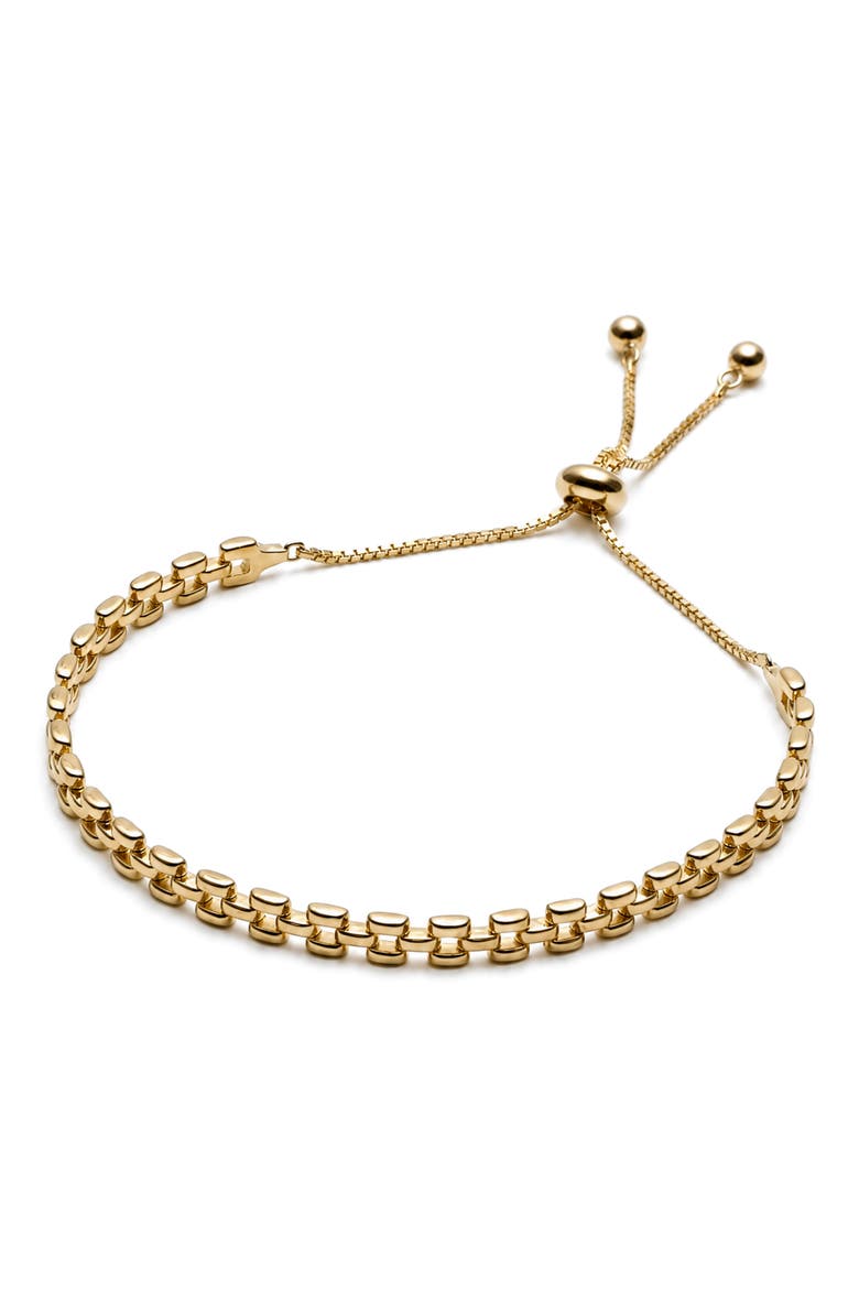 Dainty Panthera Slider Bracelet, Alternate, color, GOLD
