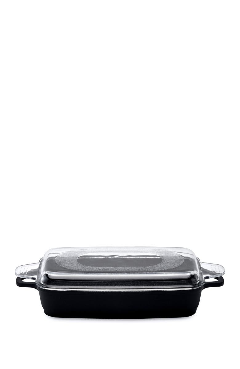 BergHOFF Scala 16.5" x 9.75" Roasting Pan, Main, color, Black