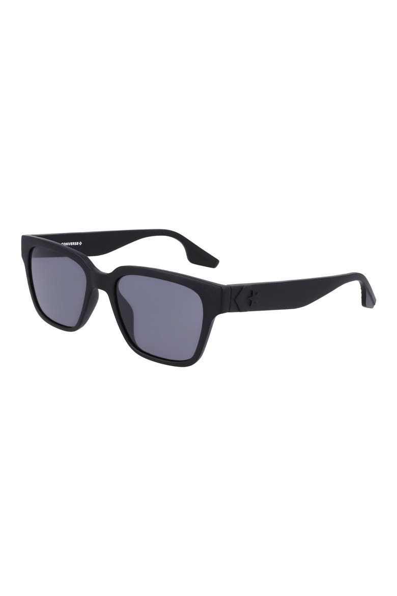 Recraft 54mm Gradient Square Sunglasses, Alternate, color, MATTE BLACK