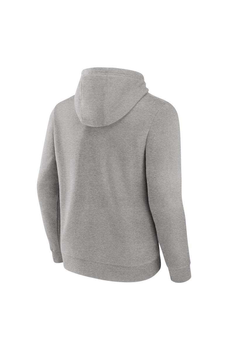 FANATICS Men's Fanatics Branded Gray Los Angeles Dodgers Hometown Collection Heater Fitted Pullover Hoodie, Alternate, color, 