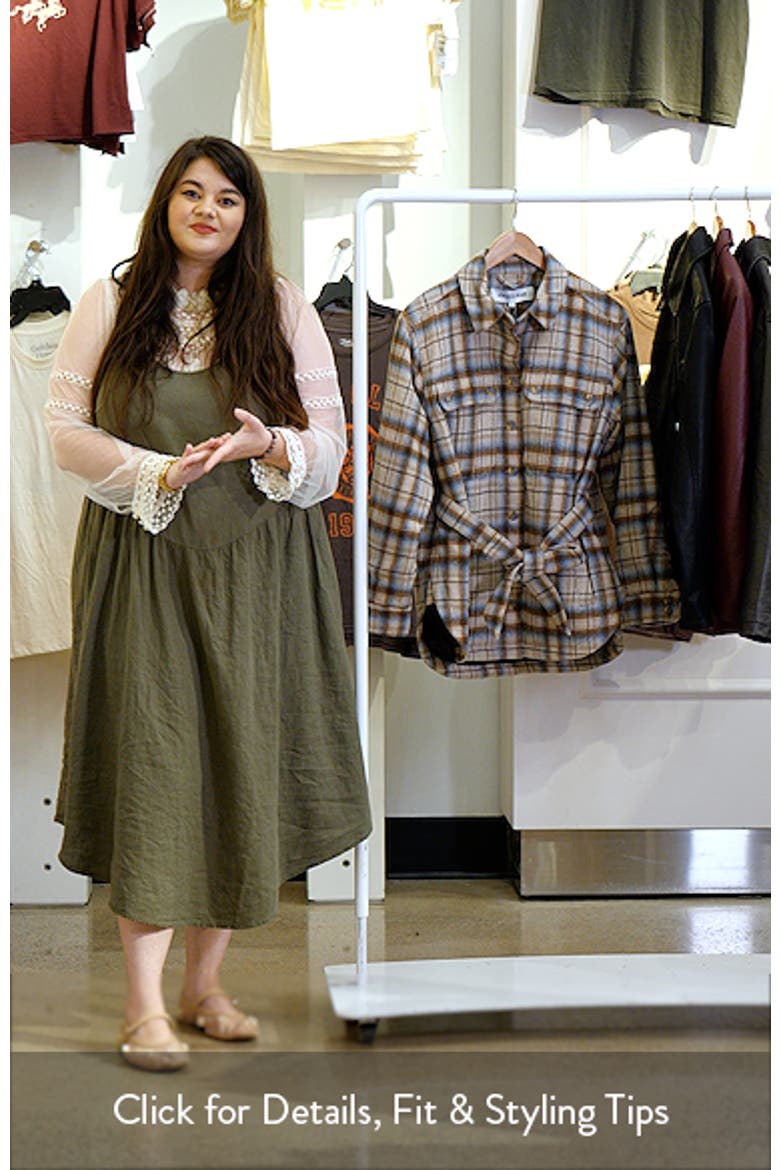 Mikaela Plaid Shacket video