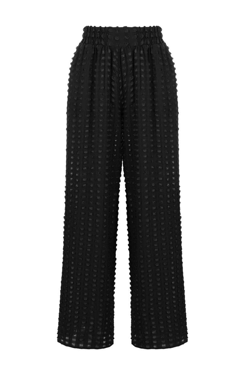 Nocturne Textured Wide Leg Pants, Main, color, 
