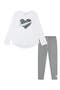 Kids' Heart Long Sleeve Graphic T-Shirt & Leggings Set