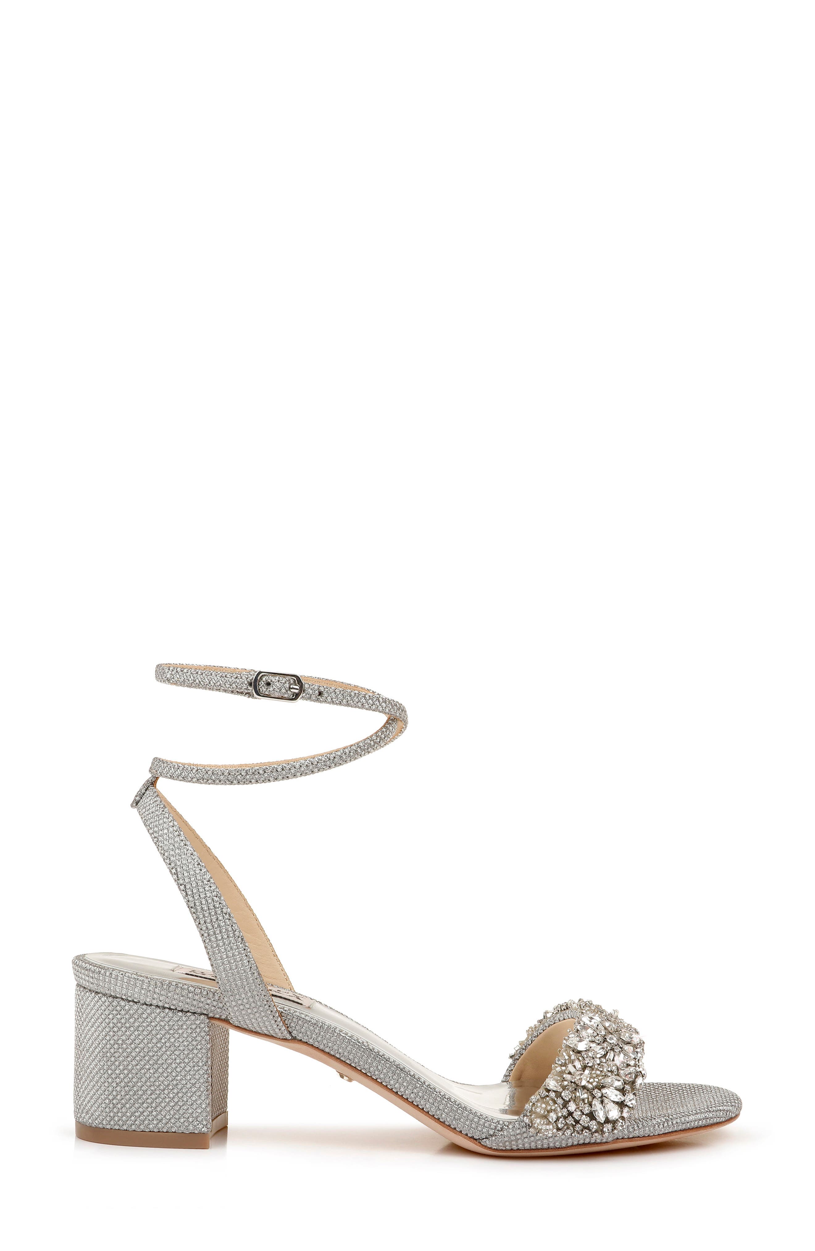 Badgley Mischka Collection Badgley Mischka Jada Embellished Sandal, Alternate, color, 