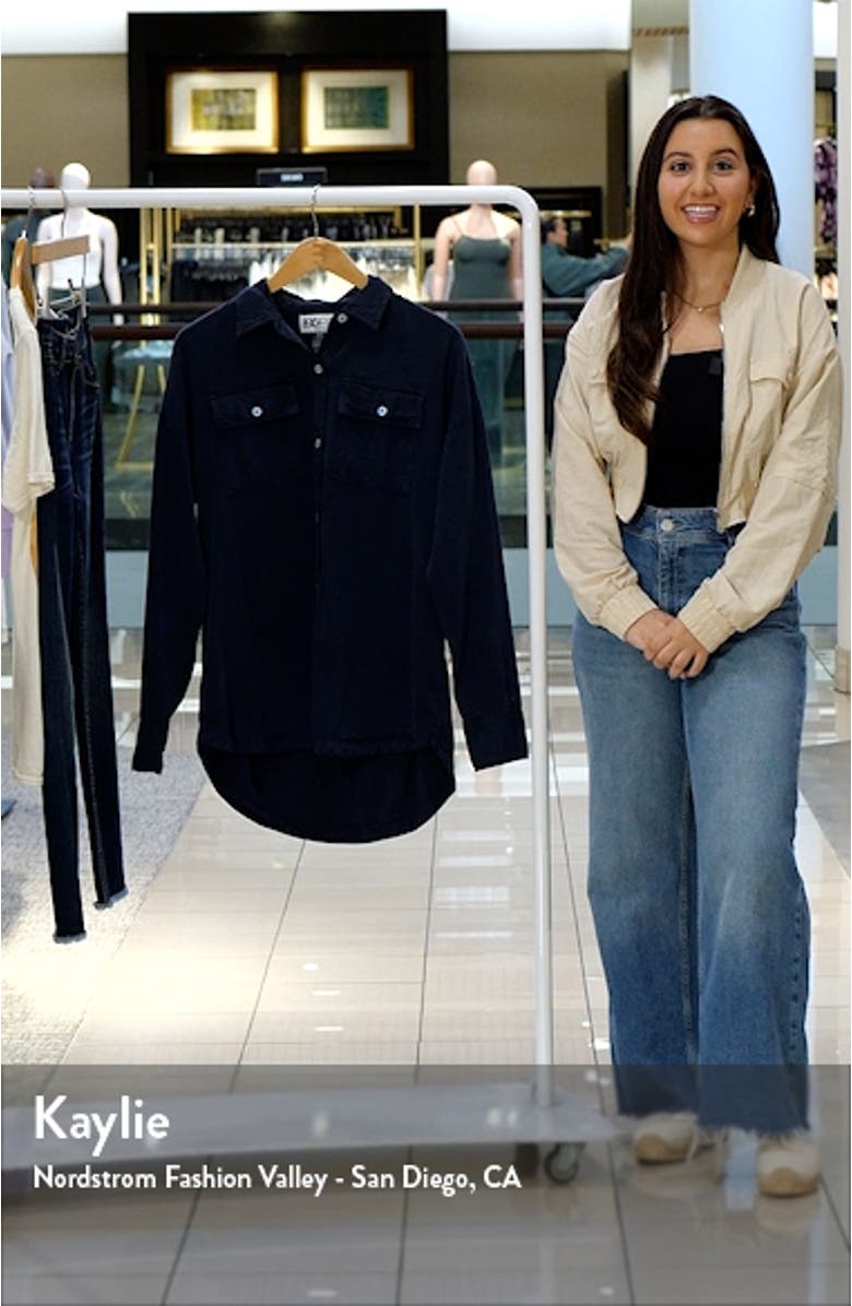 Coramine Cotton Blend Button-Up Shirt, sales video thumbnail