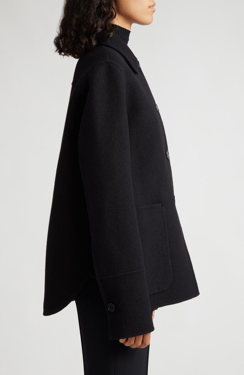 Jil Sander Double Face Wool Felt Shirt Jacket, Alternate, color, 