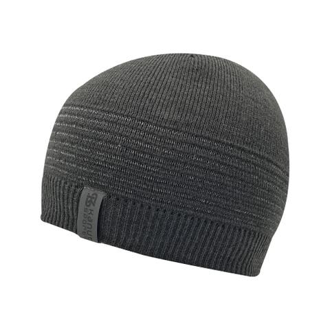 Ribdon Men's Reflective Stripe Beanie